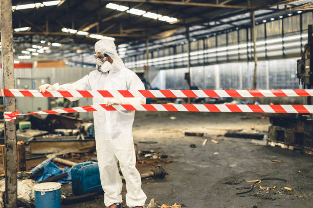 Professional Biohazard technician working in Kingston, PA